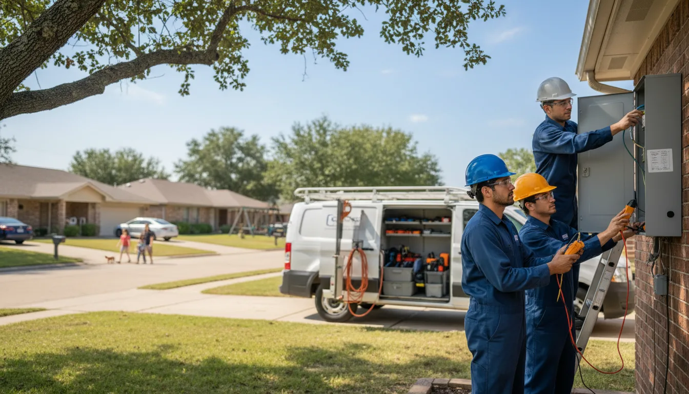 Certified electrician providing emergency electrical services in Fargo, ND